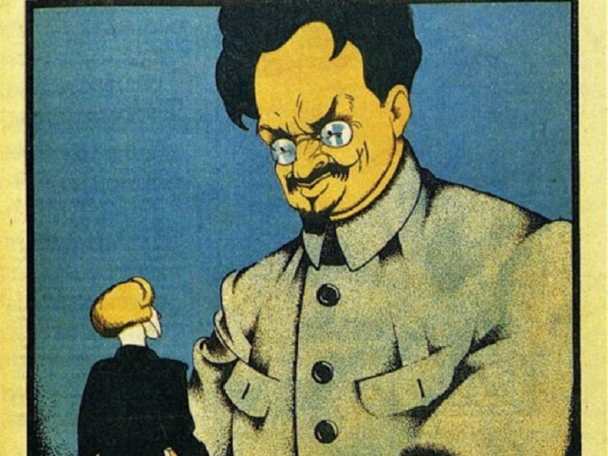 Советские карикатуры на Троцкого