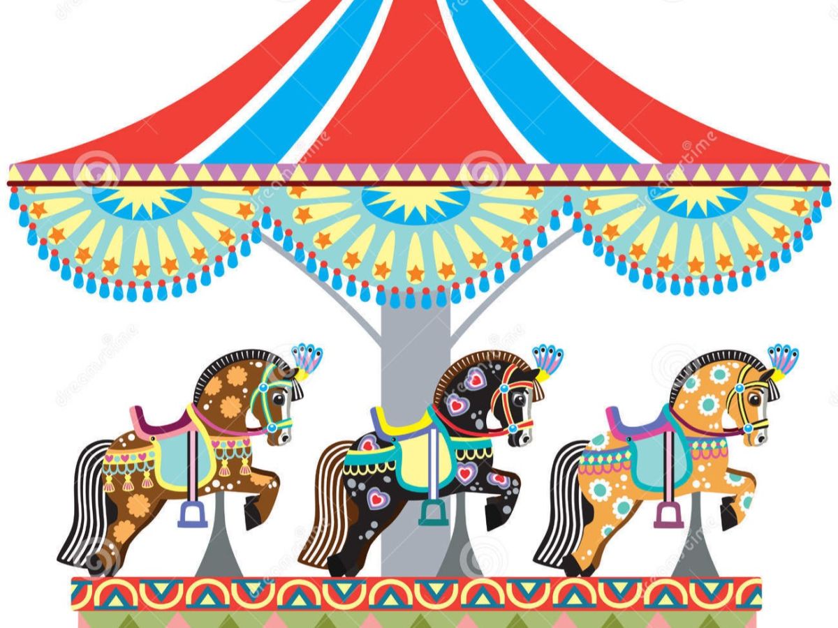 Лошадки Карусель для цирка
